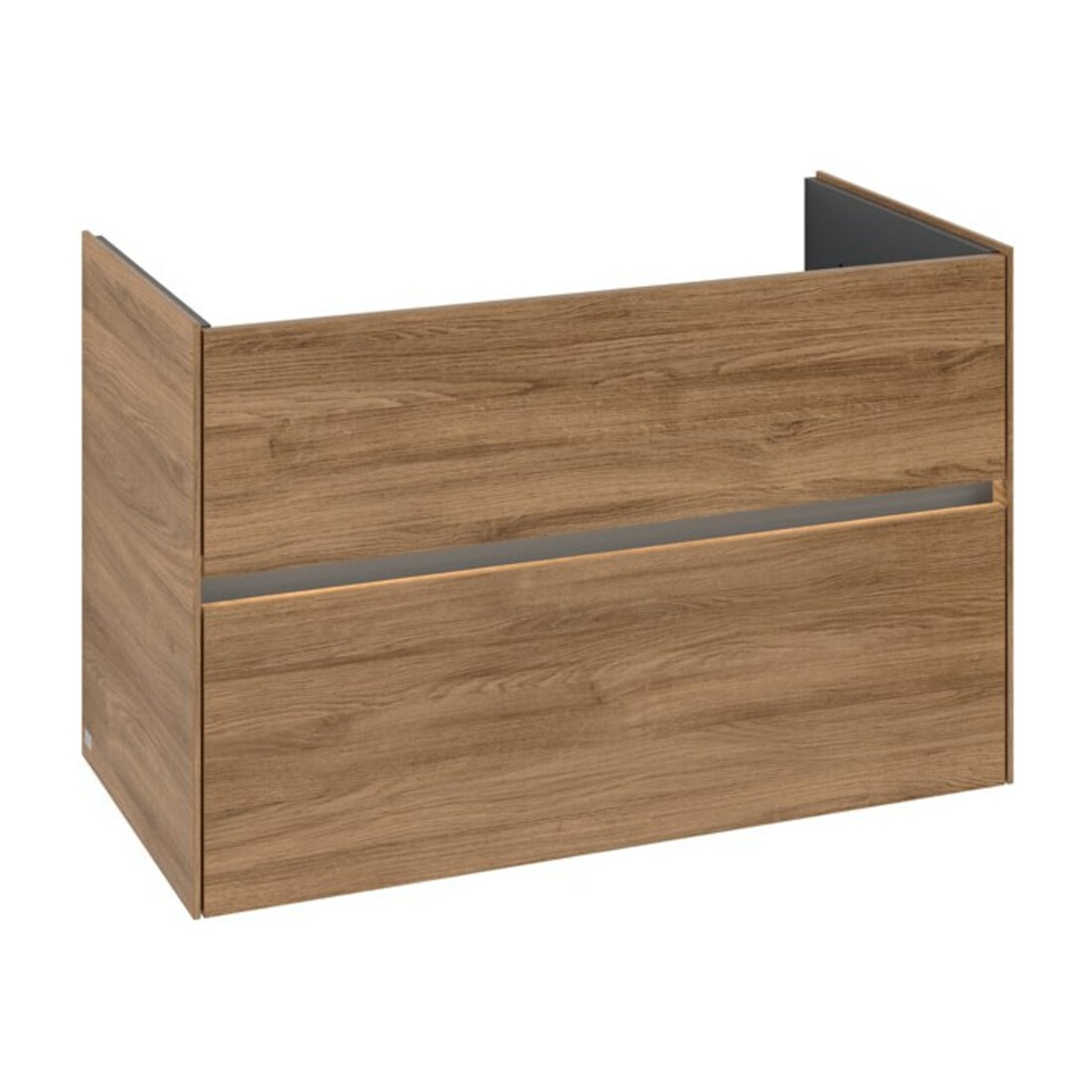 V&B Waschtischunterschrank Collaro 96,1x61x48cm, WT mi, LED 7W, Kan Oa