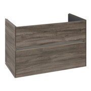 V&B Waschtischunterschrank Collaro 96,1x61x48cm, WT mi, LED 7W, st. Oa