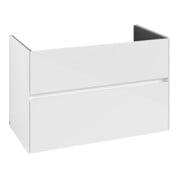 V&B Waschtischunterschrank Collaro 96,1x61x48cm, WT mittig, glossy white