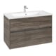 V&B Waschtischunterschrank Collaro 96,1x61x48cm, WT mittig, stone oak-4