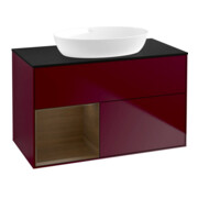 V&B Waschtischunterschrank Finion 100, Abd.-Pl. bla m, Reg wal ven, Peo m