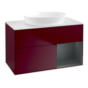 V&B Waschtischunterschrank Finion 100, Abd.-Pl. wh. m, Reg md m Lac, Peo m