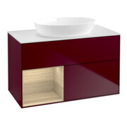 V&B Waschtischunterschrank Finion 100, Abd.-Pl. wh. m, Reg Oa ven, Peo m