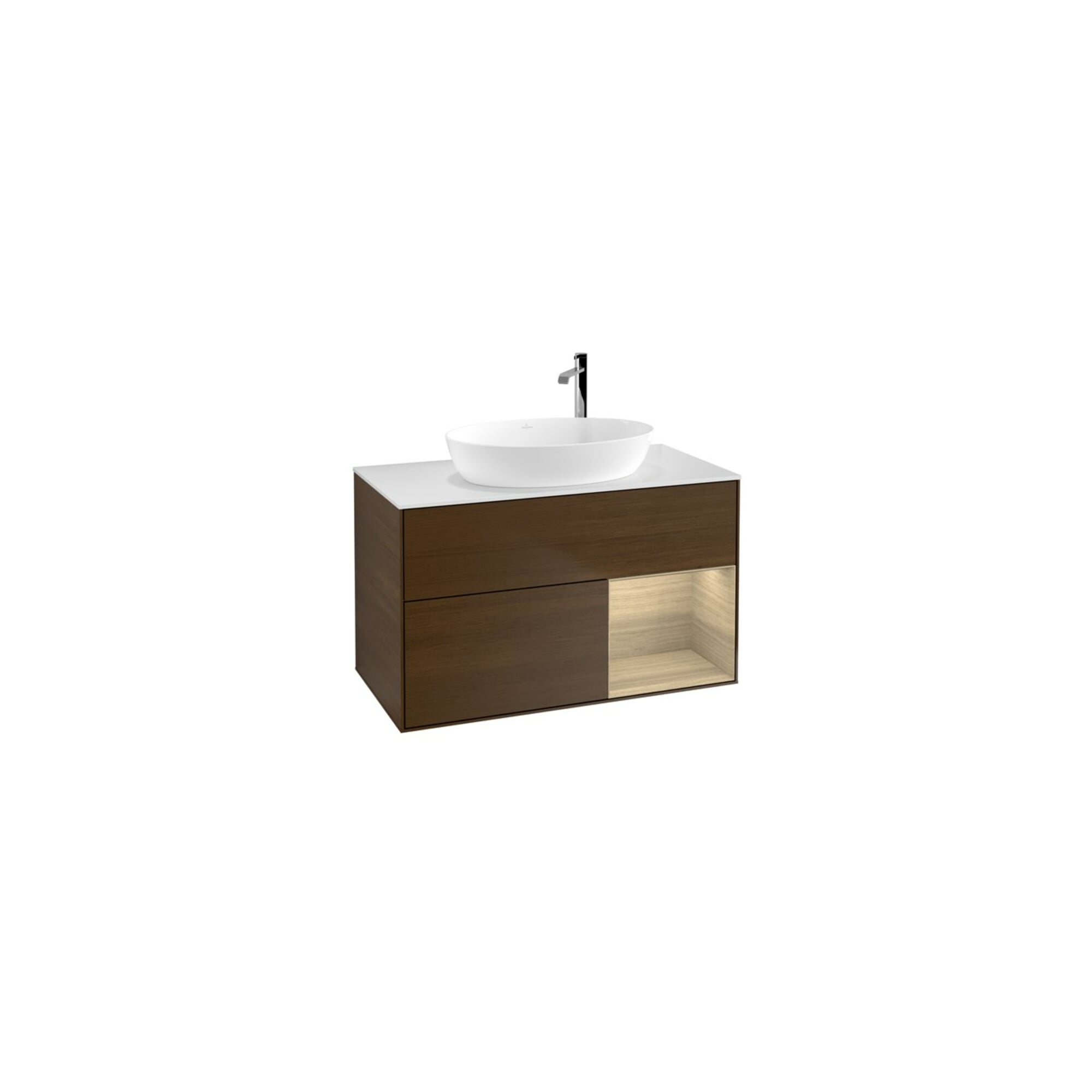 V&B Waschtischunterschrank Finion 100, Abd.-Pl. wh. m, Reg Oa ven, wal ven ; Villeroy & Boch