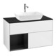 V&B Waschtischunterschrank Finion 100, Pl b m, Reg bla m Lac, glo wh. Lac-1