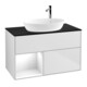 V&B Waschtischunterschrank Finion 100, Pl b m, Reg glo wh. Lac, wh. m Lac-1