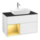 V&B Waschtischunterschrank Finion 100, Pl b m, Reg gol m Lac, glo wh. Lac-1