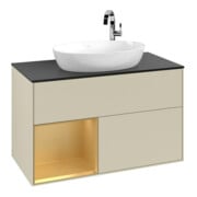 V&B Waschtischunterschrank Finion 100, Pl b m, Reg gol m Lac, si Gr m Lac-3