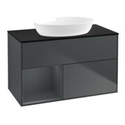 V&B Waschtischunterschrank Finion 100, Pl b m, Reg md m Lac, md bl. m Lac