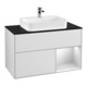 V&B Waschtischunterschrank Finion 100, Pl b m, Reg re wh. m Lac, wh. m Lac-1