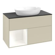 V&B Waschtischunterschrank Finion 100, Pl b m, Reg wh. m Lac, si Gr m Lac-3