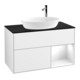 V&B Waschtischunterschrank Finion 100, Pl b m, Rg glo wh. Lac, glo wh. Lac-1