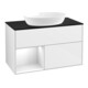 V&B Waschtischunterschrank Finion 100, Pl b m, Rg glo wh. Lac, glo wh. Lac-1
