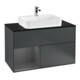 V&B Waschtischunterschrank Finion 100, Pl b m, Rg l A m, md bl. m Lac-1