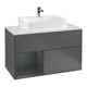 V&B Waschtischunterschrank Finion 100, Pl b m, Rg l md b m Lac, Anthrac. m-1