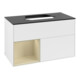 V&B Waschtischunterschrank Finion 100, Pl b m, Rg l si Gr m Lac, wh. m Lac-1