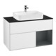 V&B Waschtischunterschrank Finion 100, Pl b m, Rg r md b m La, glo wh. Lac-1
