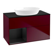 V&B Waschtischunterschrank Finion 100, Pl bla m, Reg bla m Lac, Peo m