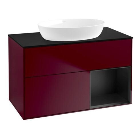 V&B Waschtischunterschrank Finion 100, Pl bla m, Reg bla m Lac, Peo m