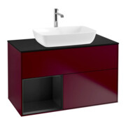 V&B Waschtischunterschrank Finion 100, Pl bla m, Reg bla m Lac, Peo m