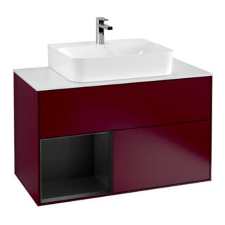 V&B Waschtischunterschrank Finion 100, Pl bla m, Reg li bla m Lac, Peo m