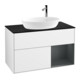 V&B Waschtischunterschrank Finion 100, Pl bla m, Reg md m Lac, glo wh. Lac-1