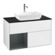 V&B Waschtischunterschrank Finion 100, Pl bla m, Reg md m Lac, glo wh. Lac-1