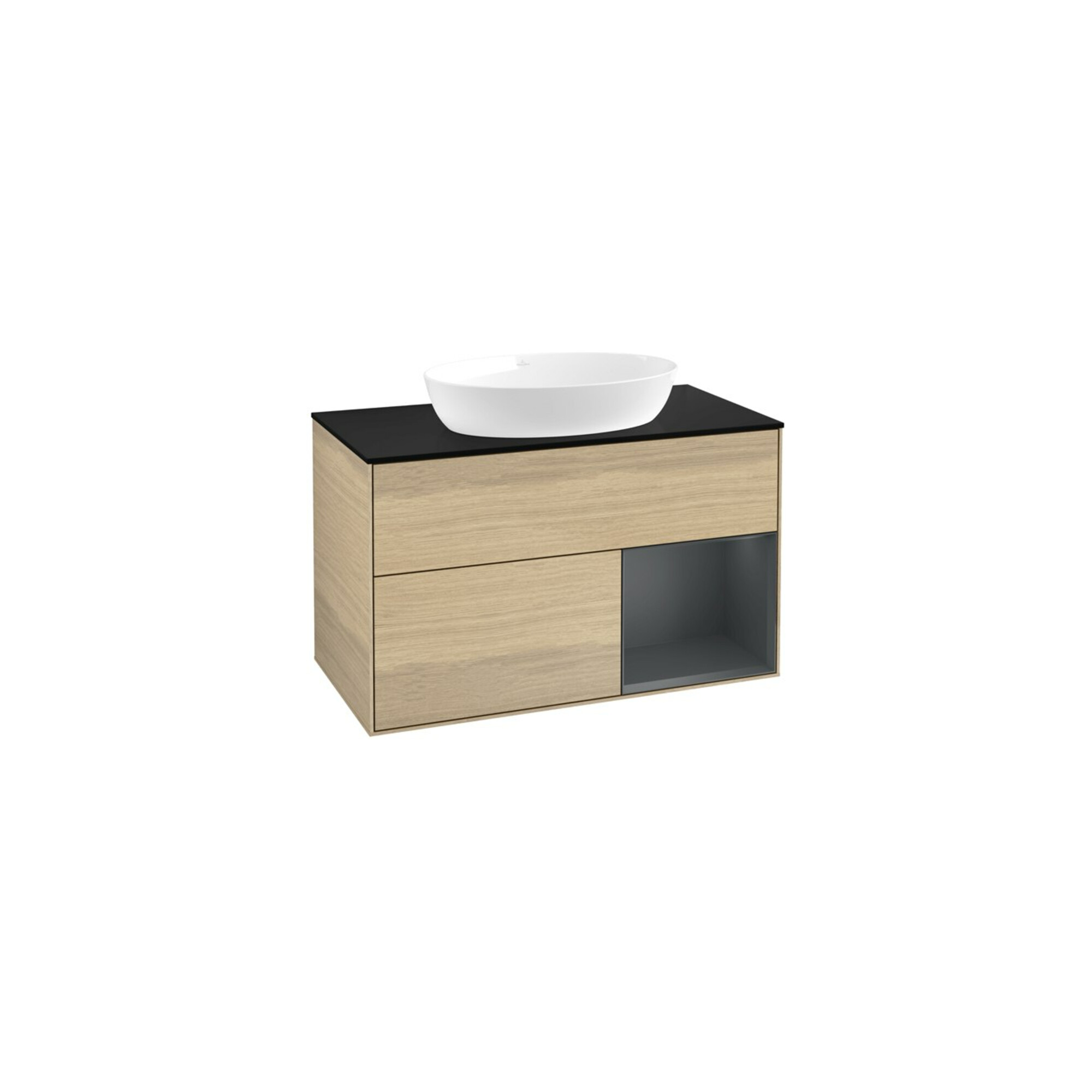 V&B Waschtischunterschrank Finion 100, Pl bla m, Reg md m Lac, Oa ven ; Villeroy & Boch
