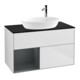 V&B Waschtischunterschrank Finion 100, Pl bla m, Reg md m Lac, wh. m Lac-1