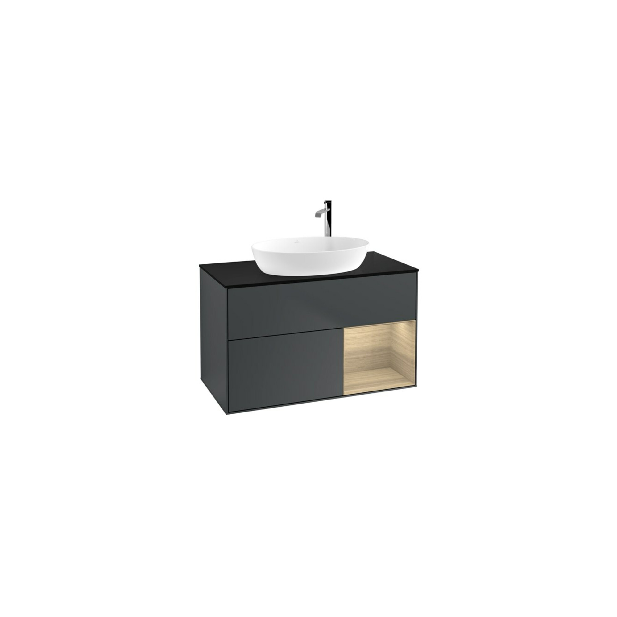 V&B Waschtischunterschrank Finion 100, Pl bla m, Reg Oa ven, md bl. m Lac ; Villeroy & Boch