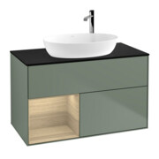 V&B Waschtischunterschrank Finion 100, Pl bla m, Reg Oa ven, Oli. m Lac
