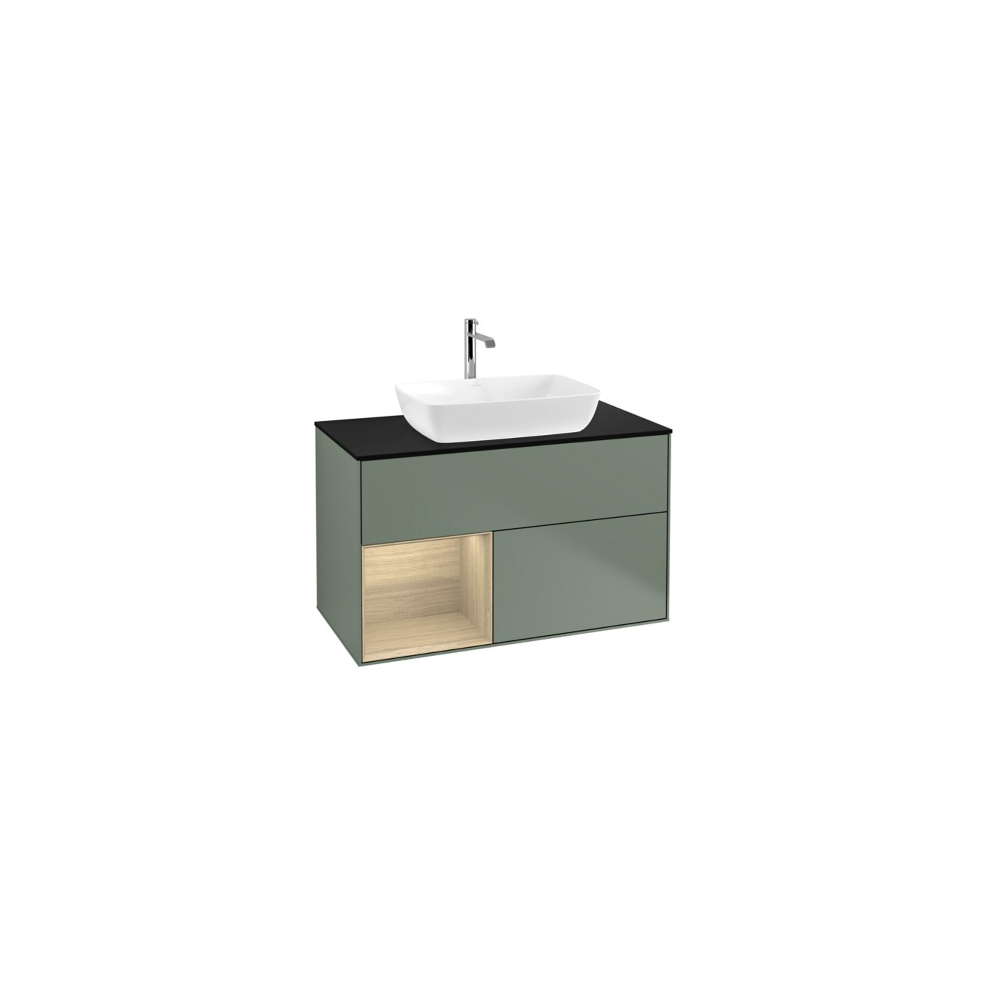 V&B Waschtischunterschrank Finion 100, Pl bla m, Reg Oa ven, Oli. m Lac ; Villeroy & Boch