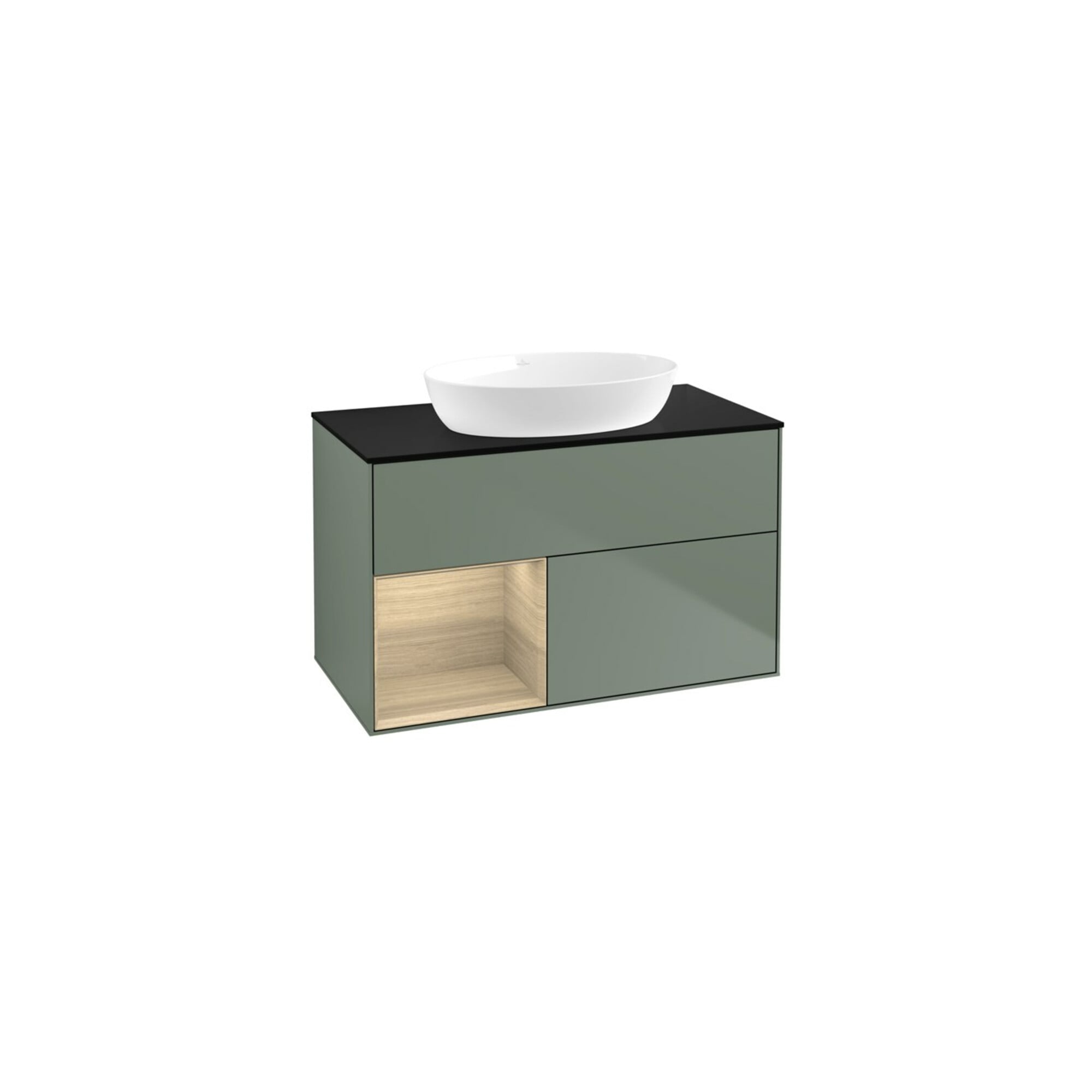 V&B Waschtischunterschrank Finion 100, Pl bla m, Reg Oa ven, Oli. m Lac ; Villeroy & Boch
