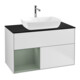V&B Waschtischunterschrank Finion 100, Pl bla m, Reg Oli. m Lac, wh. m Lac-1