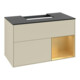 V&B Waschtischunterschrank Finion 100, Pl bla m, Reg re gol m, si Gr m Lac-1