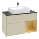 V&B Waschtischunterschrank Finion 100, Pl bla m, Reg re gol m, si Gr m Lac-3