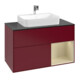 V&B Waschtischunterschrank Finion 100, Pl bla m, Reg re si Gr m Lac, Peo m-4