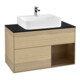 V&B Waschtischunterschrank Finion 100, Pl bla m, Reg re wal ven, Oa ven