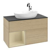 V&B Waschtischunterschrank Finion 100, Pl bla m, Reg si Gr m Lac, Oa ven