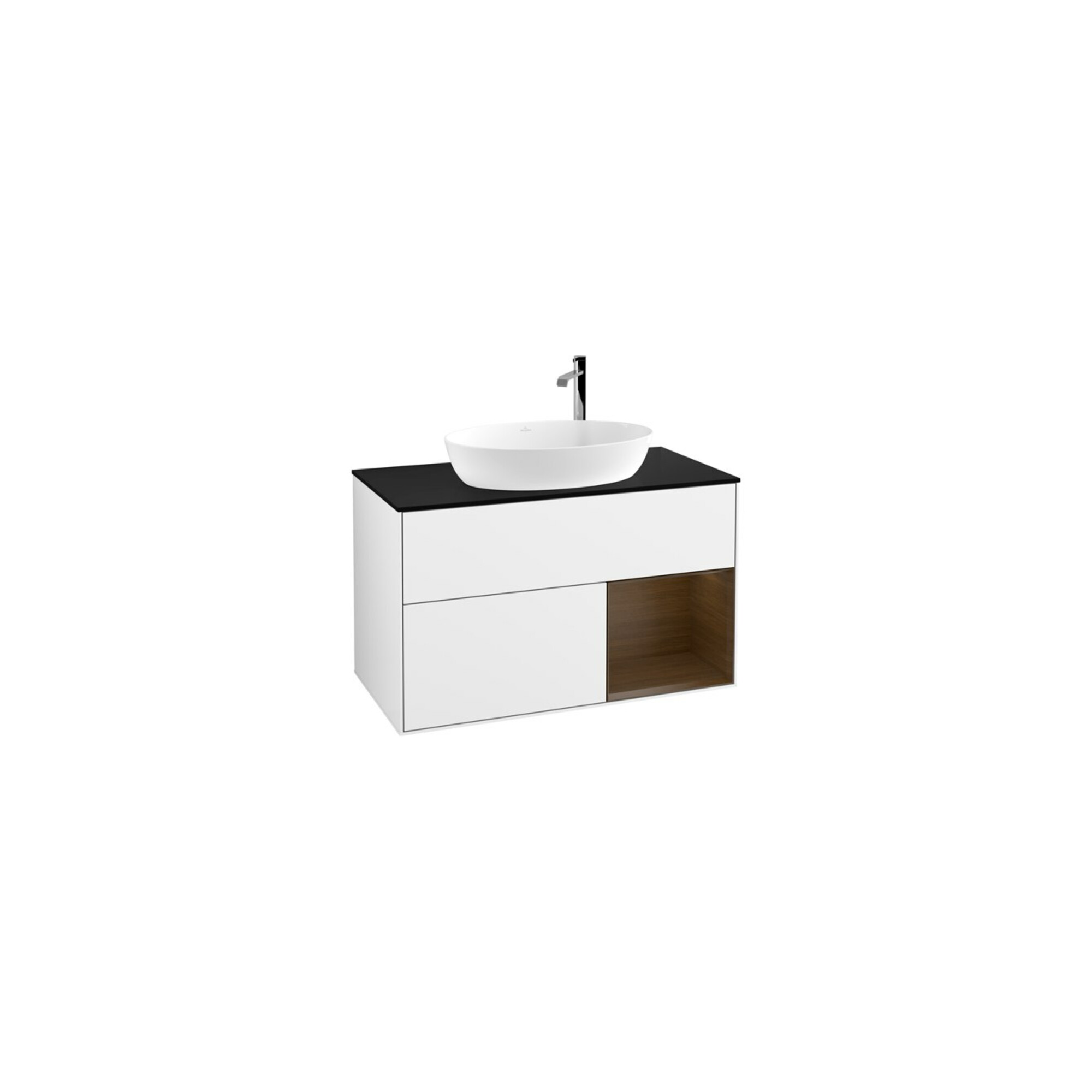 V&B Waschtischunterschrank Finion 100, Pl bla m, Reg wal ven, glo wh. Lac ; Villeroy & Boch
