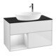 V&B Waschtischunterschrank Finion 100, Pl bla m, Reg wh. m Lac, wh. m Lac-1