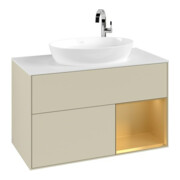 V&B Waschtischunterschrank Finion 100, Pl w m, Reg gol m Lac, si Gr m Lac-3