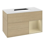 V&B Waschtischunterschrank Finion 100, Pl w m, Reg re si Gr m Lac, Oa ven