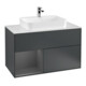V&B Waschtischunterschrank Finion 100, Pl w m, Rg l A m, md bl. m Lac-1