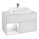 V&B Waschtischunterschrank Finion 100, Pl w m, Rg l glo wh. Lac, wh. m Lac-1