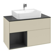 V&B Waschtischunterschrank Finion 100, Pl w m, Rg l wh. m Lac, si Gr m Lac-3