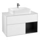 V&B Waschtischunterschrank Finion 100, Pl w m, Rg r bla m Lac, glo wh. Lac