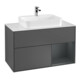 V&B Waschtischunterschrank Finion 100, Pl w m, Rg r md b m Lac, Anthrac. m-1