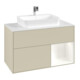 V&B Waschtischunterschrank Finion 100, Pl w m, Rg r wh. m Lac, si Gr m Lac-1