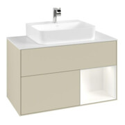 V&B Waschtischunterschrank Finion 100, Pl w m, Rg r wh. m Lac, si Gr m Lac-3